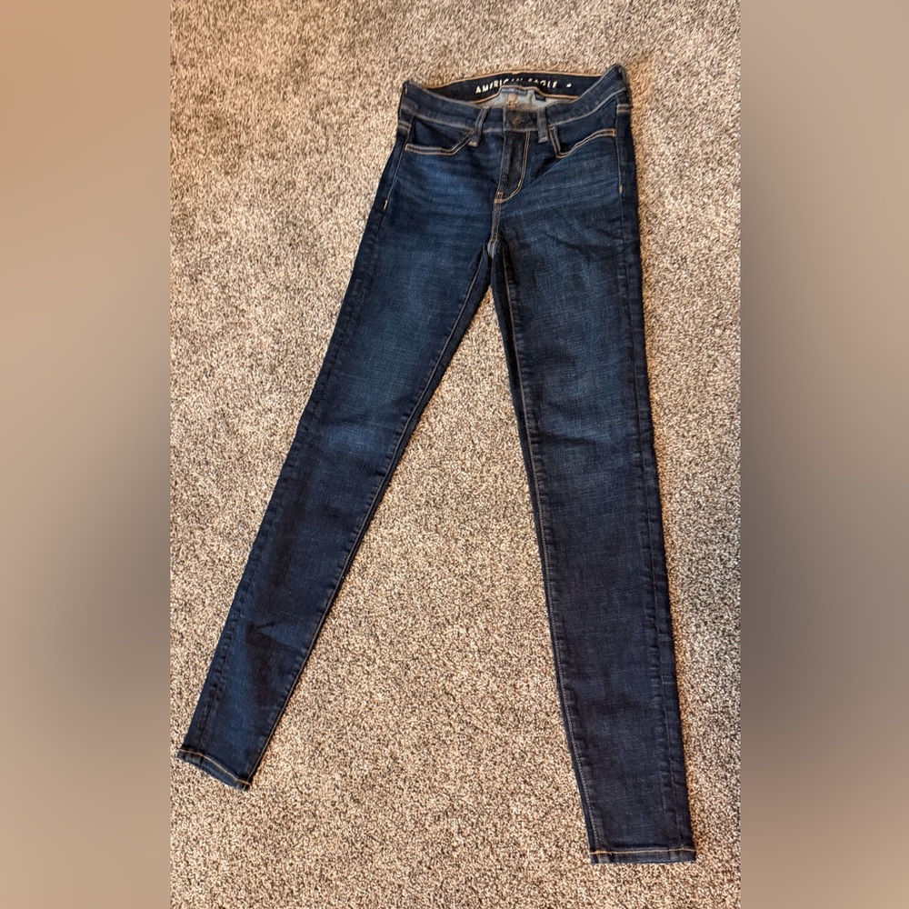 NWOT - American Eagle Outfitters Dark Indigo Skinny Jeans